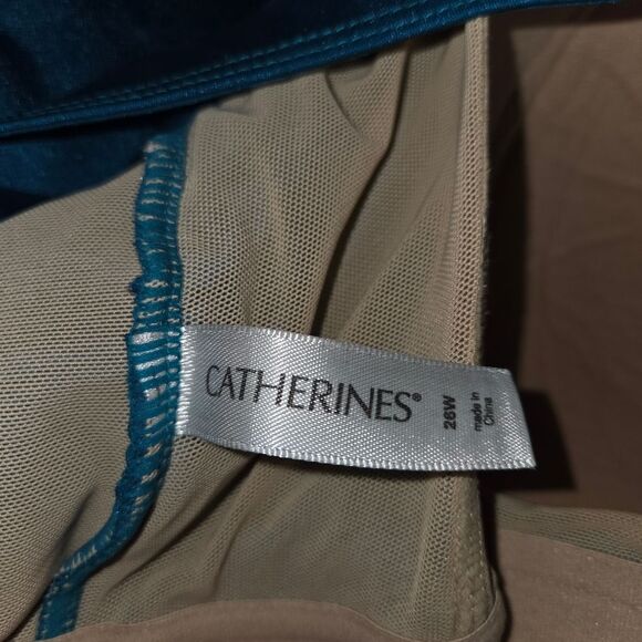 Cathrines Wrap Front Swimsuit Swim Dress Size 26W - Picture 6 of 7